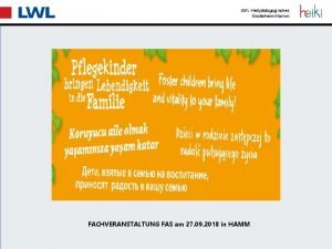 Lwl-heilpädagogisches kinderheim hamm