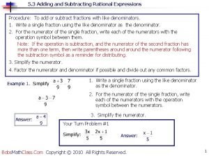 Simplifying rational expressions subtraction