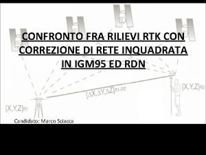 CONFRONTO FRA RILIEVI RTK CON CORREZIONE DI RETE