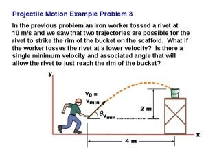 Example of projectile motion
