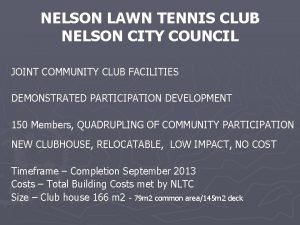 Nelson lawn tennis club Nelson lawn tennis club