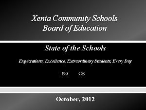 Xenia community schools