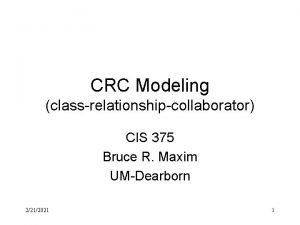 Crc model Crc model