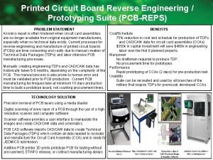 Printed circuit borard reverse engineering