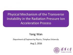 Physical Mechanism of the Transverse Instability in the