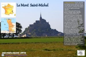 B Le Mont SaintMichel jeanmarie clausse 2013 parcourir