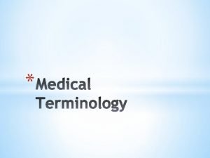 Electro medical term prefix