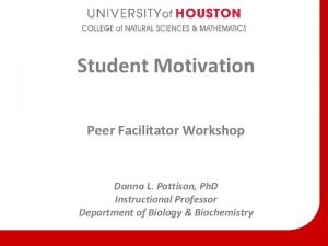 Peer facilitator quotes
