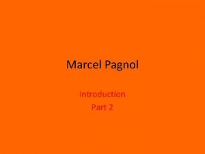 Marcel Pagnol Introduction Part 2 FILMS 1934 1940