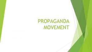 Propaganda movement members