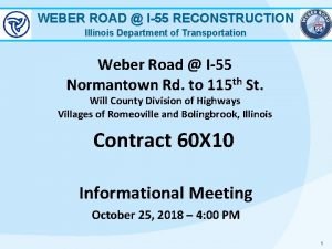 Weber road construction