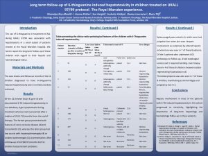 Long term followup of 6 thioguanine induced hepatotoxicity