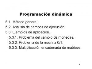 Multiplicacion encadenada de matrices