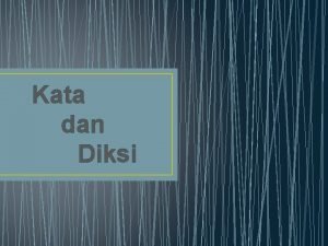 Arti kata sandang adalah