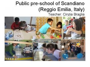 Reggio emilia italy preschool