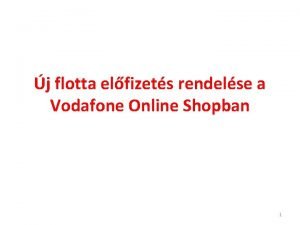 Vodafone internet rendelés sms