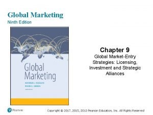 Global marketing 9th edition