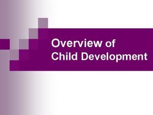Child development definition