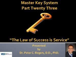 Master Key System Part Twenty Three The Law