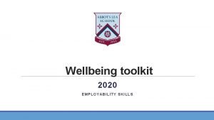 Workplace wellbeing toolkit