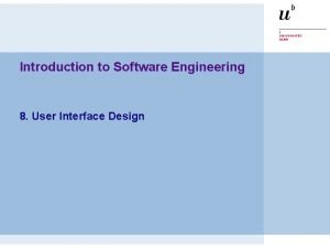 User interface design principles in software engineering