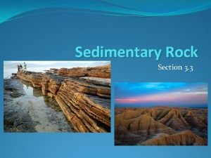 Sedimentary rocks examples