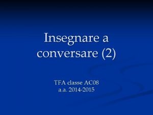Tfa ac Tfa ac