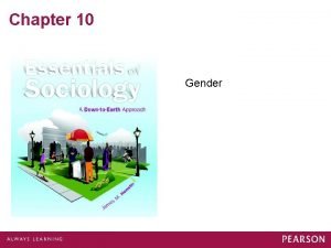 Chapter 10 Gender Issues of Sex and Gender
