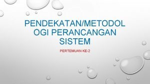 Perbedaan ssad dan ooad