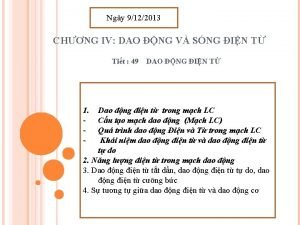 Ngy 9122013 CHNG IV DAO NG V SNG