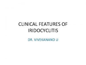 Iridocyclitis vs uveitis