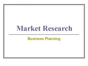Example of market size in business plan