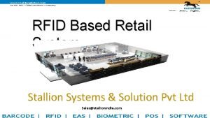 RFID Based Retail System Stallion Systems Solution Pvt