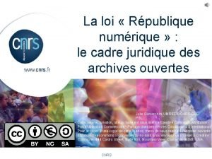 La loi Rpublique numrique le cadre juridique des