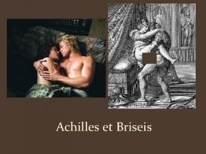 Achille et briseis