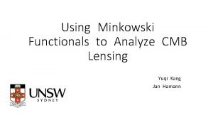 Minkowski functionals