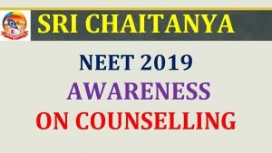 Chaitanya neet