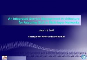 Integrated service management Integrated service management