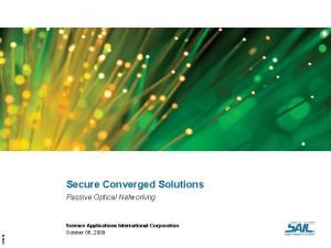 Converged solutions