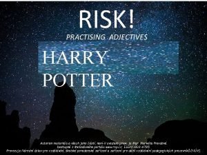 Harry potter adjectives