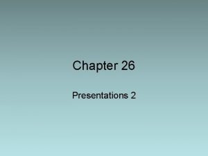 Chapter 26 Presentations 2 Minimum Wage Wage Floor