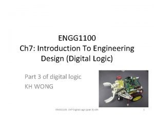 ENGG 1100 Ch 7 Introduction To Engineering Design