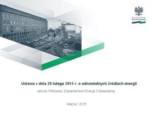 Ustawa z dnia 20 lutego 2015 r o