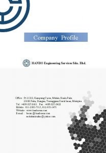Hanbo engineering & construction