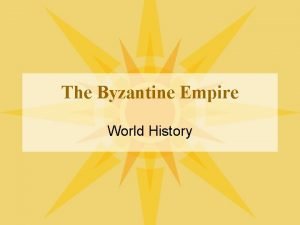 Byzantine empire questions