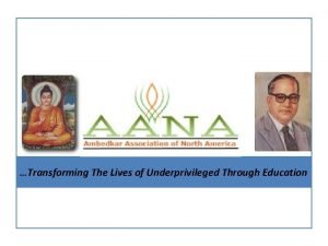 Transforming The Lives of Underprivileged Through Education AIM