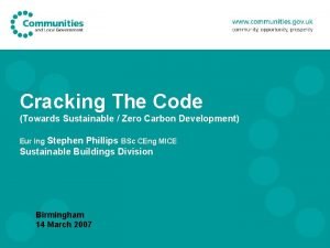Cracking The Code Towards Sustainable Zero Carbon Development