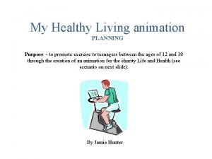 Healthy living animation