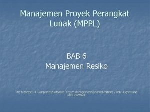 Manajemen proyek perangkat lunak