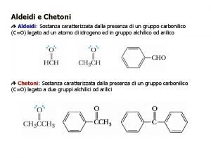 Gruppo alchilico e arilico